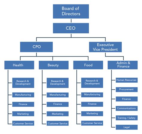 bureaucratic organizational structure example